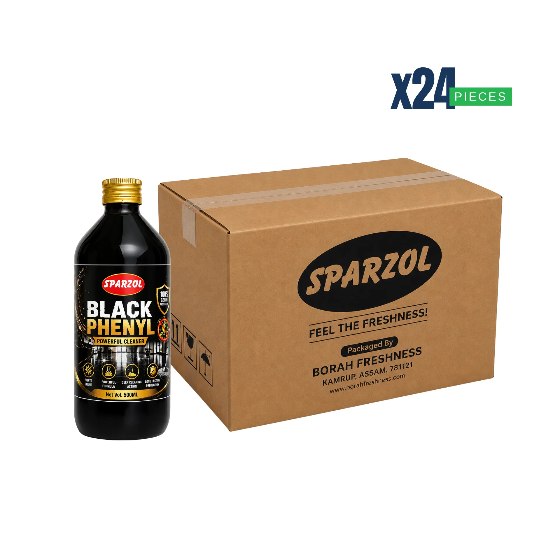 Sparzol Black Phenyl 500ML Box