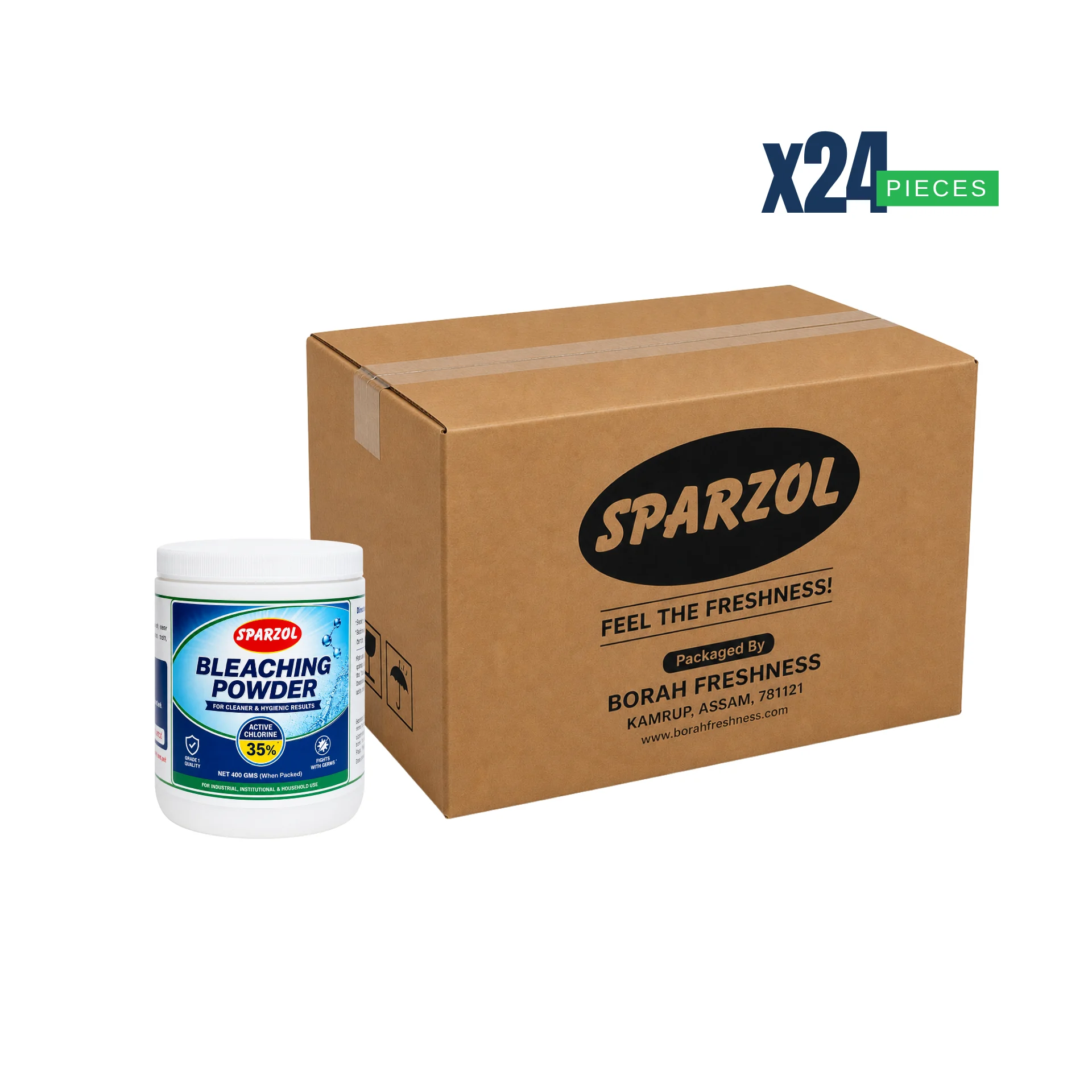 Sparzol Bleaching Powder 400 gms Box