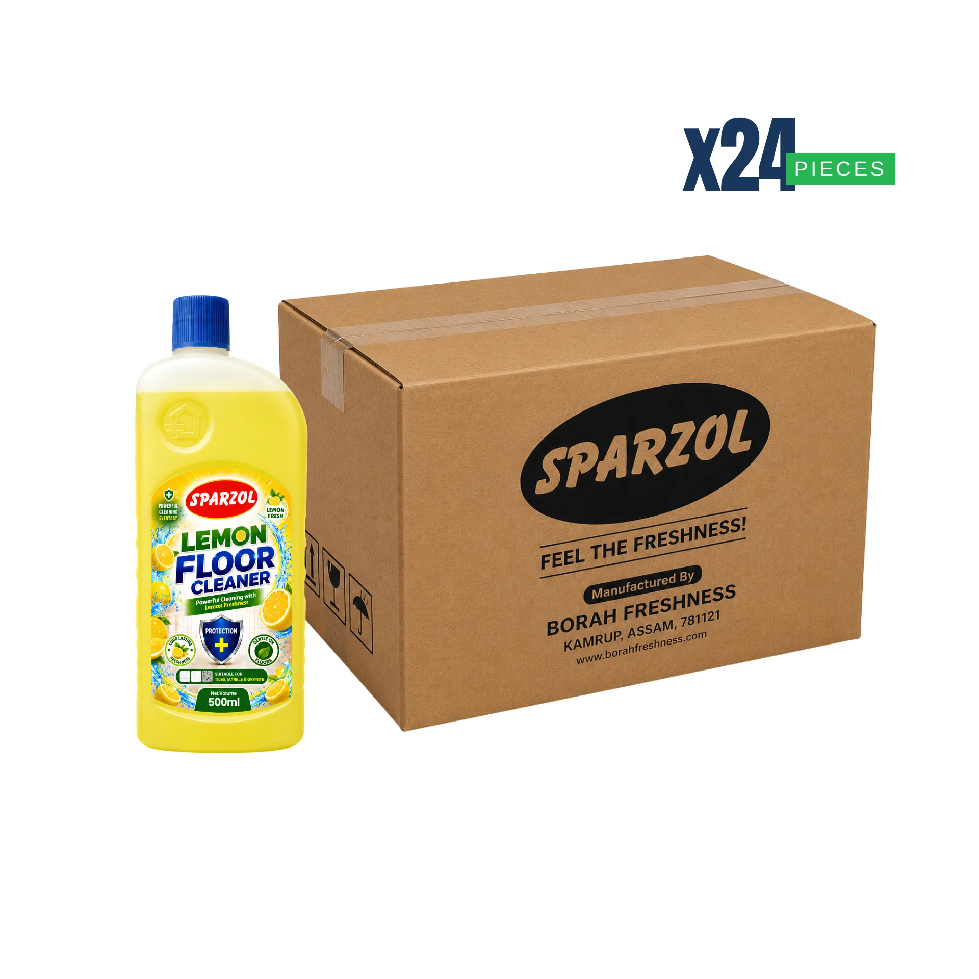 Sparzol Floor Cleaner Lemon 500ML Box