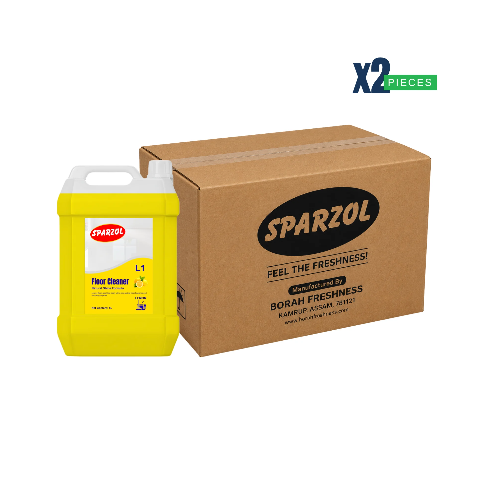 Sparzol Floor Cleaner L1 Lemon 5L Box
